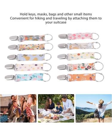 Stay Organized in Your Travels with These Colorful Pattern Hat Clips Multifunctional Hat Holder Clamp Perfect for Traveling Bags and Backpacks Set of 10 - Buy Online on GoSupps.com