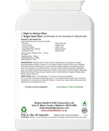 Ground Roots: Natural Colon Cleanse. Strong Colonic Flush Herbal Blend for Deep Bowel Gut Health Intestinal Congestion Constipation & Support | Shakra Health - Buy Online on GoSupps.com