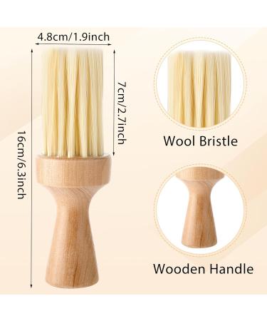 Professional Barber Neck Duster Brush Set - 2 Pieces Hair Cutting & Fade Brush for Easy Hair Dusting Around Neck & Ears - Buy Online on GoSupps.com