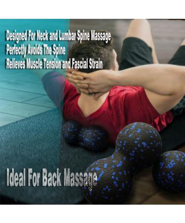 Massage Ball Set - 6PC Hedgehog & Trigger Point Massage Balls for Feet Neck & Fascia Relief | Suction Cup & Handle Included - Buy Online on GoSupps.com