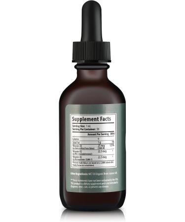 Plant-based Vitamin D3 + K2 Liquid Drops | 1000 IU D3 & 45 mcg K2 | Bone Strength & Mood Support | 2 oz Bottle - Buy Online on GoSupps.com