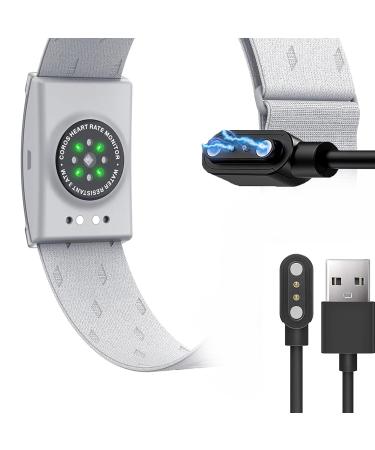 Lamshaw Magnetic USB Charger for Coros Heart Monitor - Replacement Cable (2 Pieces: Black & White) - Buy Online on GoSupps.com