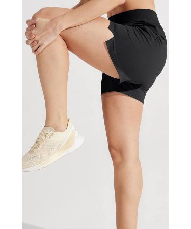 Libin Women's Golf Athletic Shorts - Quick Dry Stretch Summer Shorts | Black Large - Buy Online on GoSupps.com