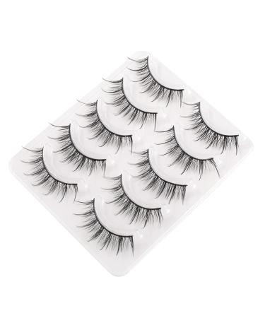 Manga-Shadow Natural Look Mink Lashes 5-Pack - Calesi False Lashes Wispy & Clear Fake Eyelashes - Buy Online on GoSupps.com