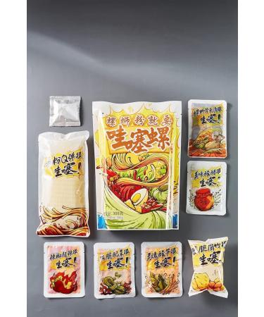 Liuzhou Specialty Rice Noodles308g/bag Spicy noodles Hot and sour noodles instant rice noodles delicious spicy rice noodles vermicelli snacks specialty food (1bag) - Buy Online on GoSupps.com