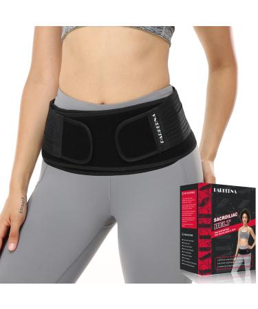 Sacroiliac SI Joint Hip Belt - Lower Back Support Brace for Men Women - Hip Braces for Hip Pain - Pelvic Support Belt - Trochanter Belt - Adjustable Sciatica Pelvis Lumbar Pain Relief ,REGULAR (Hip Size 30"-45")