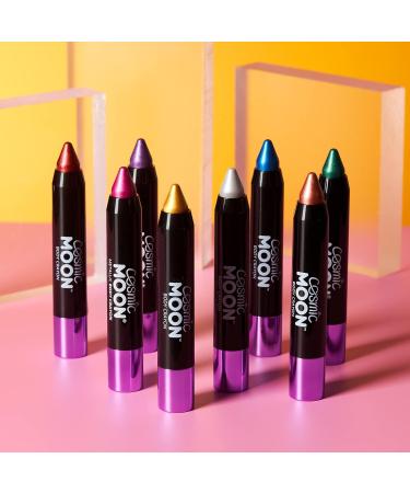 Cosmic Moon Metallic Face & Body Makeup Pen - 8 Colors for Professional Designs - 3.5g - Buy Online on GoSupps.com