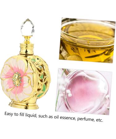 CRILSTYLEO Perfume Bottle Essential Oil Bottle Empty Bottle Perfume Vials Glass Bottle Travel Perfume Bottle Storage Bottle Essential Oil Dispenser Bottle Container Glass Perfume Bottle 12 ml Black - Buy Online on GoSupps.com
