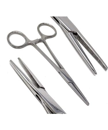 Dog Grooming Hemostat Locking Forceps Pliers 5.5 (14cm) - Pet Ear & Nose Hair Puller Tool - Buy Online on GoSupps.com