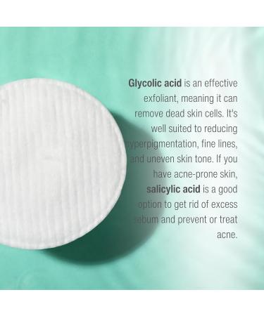 Purifying Astringent Pads - Salicylic & Glycolic Acid Skin Exfoliating Pads | Remove Oil & Impurities | 60 Luxury Skincare Pads for Clear Skin - Buy Online on GoSupps.com