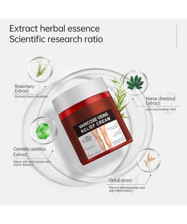 3-Pack Krampfade Cream for Legs | Varicose Veins Relief | All Skin Types | Arm & Feet Care - Buy Online on GoSupps.com