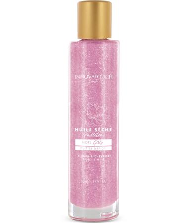Shimmering Dry Oil - Girly Touch - Nourishes Illuminates & Enhances - Innovatouch Cosmetic - Enriched with Sweet Almond Oil Jojoba Oil & Vitamin E - Fragrance from Grasse - 50ml - Made in France