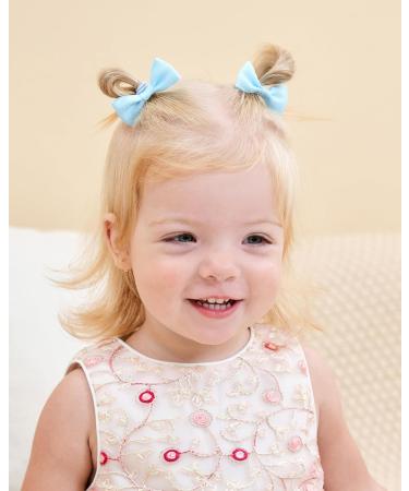 Jollybows 40 Pack Colorful 2 Inch Hair Ties for Girls - Mini Elastic Ponytail Holders & Hair Accessories for Toddlers - Buy Online on GoSupps.com