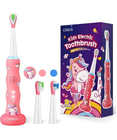 Kids Sonic Rechargeable Electric Toothbrush - Light Pink | COSLUS - Buy Online on GoSupps.com