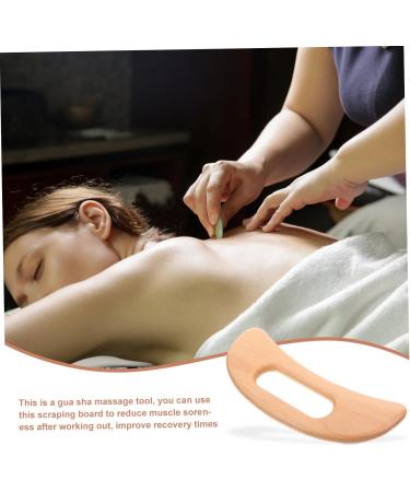 Buy Beavorty 5-Piece Wooden Gua Sha Board Set | Health & Wellness Neck Massage Device | Wear-Resistant Reusable Care Scratch Board (19.5x7.5cm) - International Shipping Available - Buy Online on GoSupps.com