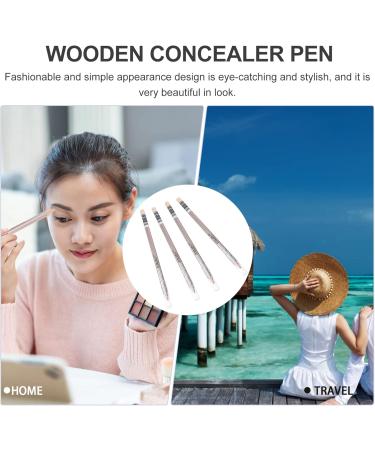 Didiseaon 4pcs Concealer Pen Make up Concealer for Face Highlighter Stick Cover up Makeup Concealer Wooden 1 g (Pack of 1) Assorted Color - Buy Online on GoSupps.com