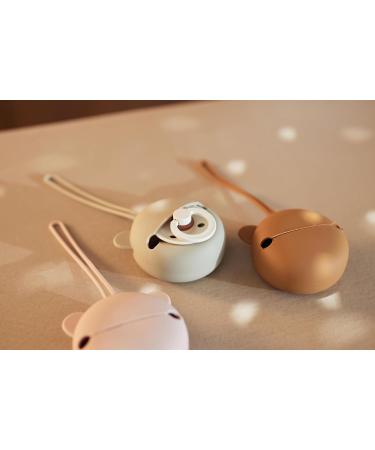 Jollein Olive Green Silicone Pacifier Box - Portable Pacifier Storage Bag 7cm - Ideal for On-the-Go Use - Buy Online on GoSupps.com