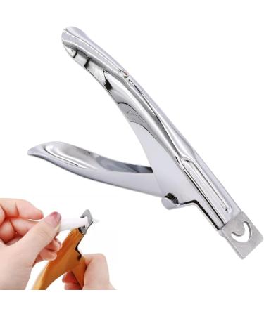 Professional Rustproof Nail Clippers for Acrylic & False Nails - Sharp Manicure Pedicure Trimmer Tool (Silver) - Buy Online on GoSupps.com