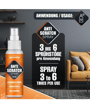 Saint Nutrition Anti Scratch Spray for Furniture | Effective Cat Repellent & Scratch Protection for Indoor & Outdoor Use - Buy Online on GoSupps.com