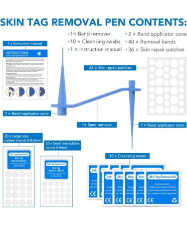 Skin Tag & Mole Remover Kit - Safe & Painless Removal for Small to Large Skin Tags (2mm-8mm) - Buy Online on GoSupps.com