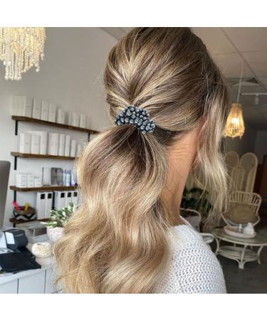 Brinie Champagne Hair Ties - Pearl Bead Scrunchies for Women & Girls (Pack of 3) - Buy Online on GoSupps.com