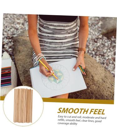 Lurrose 100 Pcs Pencil School Stationery Sketching Painting Tools Bean Sprouts Student Use Natural - Buy Online on GoSupps.com