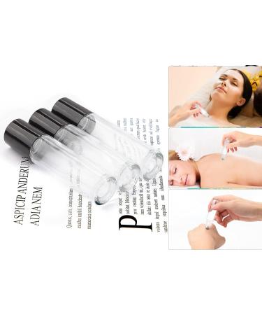 DKBT Essential Oil Roller Bottles 12Pcs 10ml Empty Rollerball Bottle Roll on Bottles with Stainless Steel Roller Balls transparent Glass Roller Bottles for Essential Oils Perfumes Cosmetics 10ml 12pcs Transparent - Buy Online on GoSupps.com