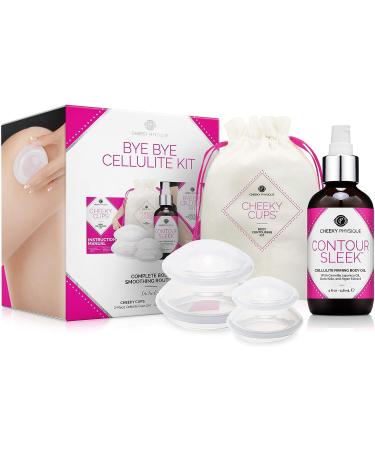 Cheeky Physique Bye Bye Cellulite Kit - Cupping Massage Set for Body Contouring - Buy Online on GoSupps.com