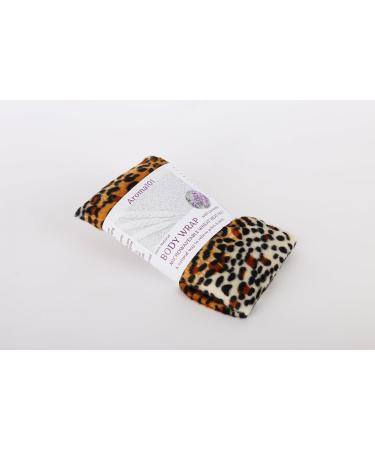 Microwavable Lavender Wheat Bags Animal Print Microwave Heat Pack for Back Neck Joints and Shoulder Pain Relief 44cmx13cm (Leopard) - Buy Online on GoSupps.com