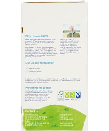 HiPP Combiotic Comfort Baby Milk Powder - 800g | Suitable from Birth - Buy Online on GoSupps.com