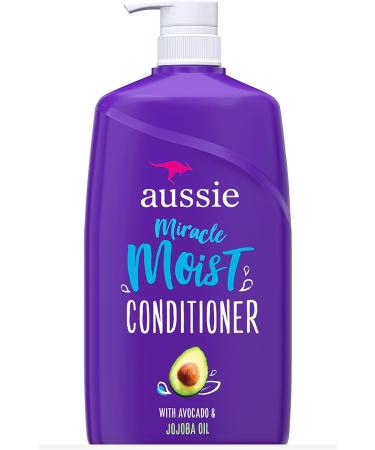 Aussie Miracle Moist with Avocado & Jojoba Oil Paraben Free Conditioner Pack of 4 3.112 L Total (778 mL Each) - Buy Online on GoSupps.com