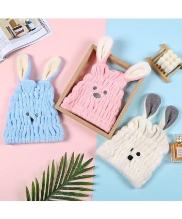 Buy Mufekum 2-Piece Hair Turbans - Quick-Drying Coral Fleece Towels for Kids | Water-Absorbing Bathing Caps - Buy Online on GoSupps.com