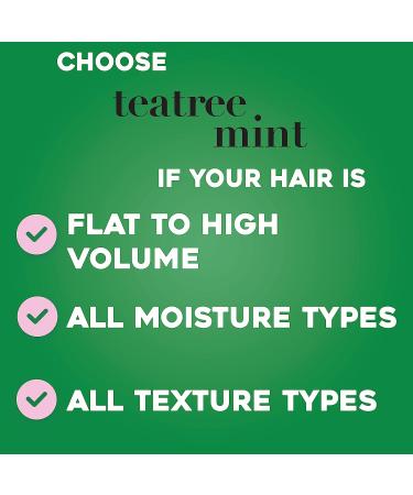 OGX Hydrating Tea Tree Mint Shampoo 25.4 fl oz - Nourishing Scalp Shampoo with Peppermint Oil & Milk Proteins - Paraben & Sulfate Free - Sweet Peppermint & Iced Vanilla - Buy Online on GoSupps.com
