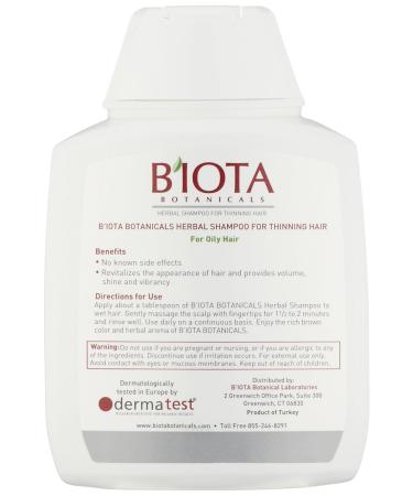 Biota Botanicals Advanced Herbal Care Shampoo - Oily Care Formula for Healthy Hair | Buy Internationally - Buy Online on GoSupps.com