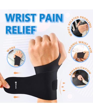 Buy Ultra-Thin Ulnar Wrist Brace for TFCC Tear & Carpal Tunnel Relief - One Size Fits Both Wrists | Elastic Support for Tendonitis & Repetitive Use Injury - International Shipping Available - Buy Online on GoSupps.com