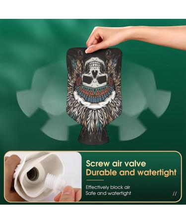 Skeleton Hot Water Bottle with Plush Cover | Hand Warmer for Adults & Kids | 26.5x15.3cm - Buy Online on GoSupps.com