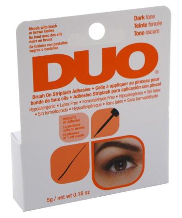 Duo Brush-On Dark Tone Striplash Adhesive 0.18oz (5.3ml) - 2 Pack - Buy Online on GoSupps.com