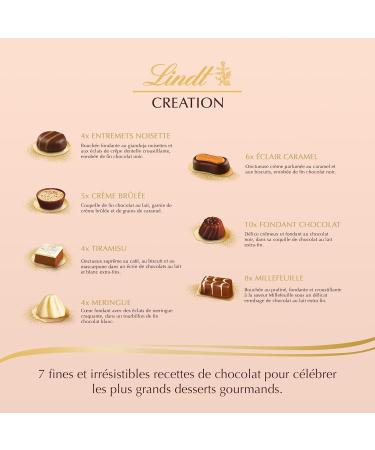 Lindt - CREATION Box of Small Desserts - Assortment of Milk Dark and White Chocolates - Pastry inspiration - Ideal for - Buy Online on GoSupps.com