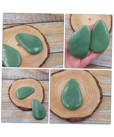 Natural Jade Eye Scraping Massage Tool - Aventurine Jade Massager | 6.5x4.2cm | International Shipping Available - Buy Online on GoSupps.com