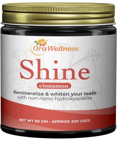 OraWellness Shine Teeth Whitening Powder & Healthy Mouth Blend Tooth Oil Set - Cinnamon Flavor - Buy Online on GoSupps.com