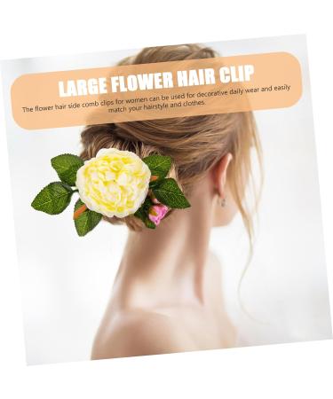 Angoily Flower Hair Accessories Slideshow Bridesmaid The Flowers Plastic Flower Headpiece - Buy Online on GoSupps.com