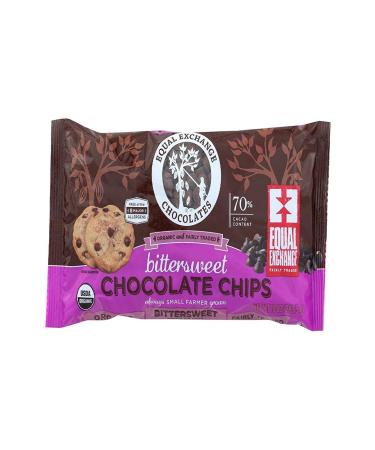 Equal Exchange Organic Bittersweet Chocolate Chips | 70% Cacao, 10 oz | Premium Baking - Buy Online on GoSupps.com