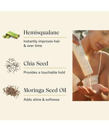 JVN Air Dry Cream | No Heat Hair Styling Cream for All Hair Types | Smoothing & Defining | Sulfate Free | 5 Fl Oz - Buy Online on GoSupps.com