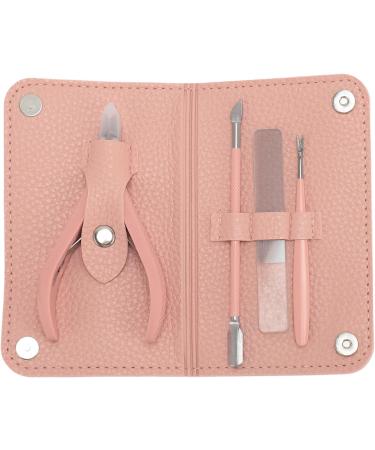Manicure Tools Set Nail Clippers Set Fine Craftsmanship Rust Resistant for Travel (Pink) - Buy Online on GoSupps.com
