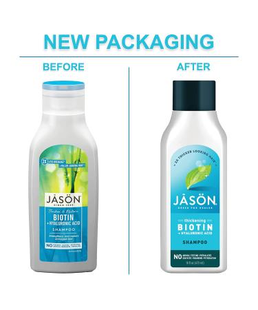 Jason Natural Restorative Biotin Shampoo 16 fl oz | Strengthen & Nourish Hair - Buy Online on GoSupps.com