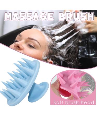 Silicone Scalp Massage Brush - Hair Washing & Relaxation Tool | Blue Shampoo Brush for Improved Scalp Health - Buy Online on GoSupps.com