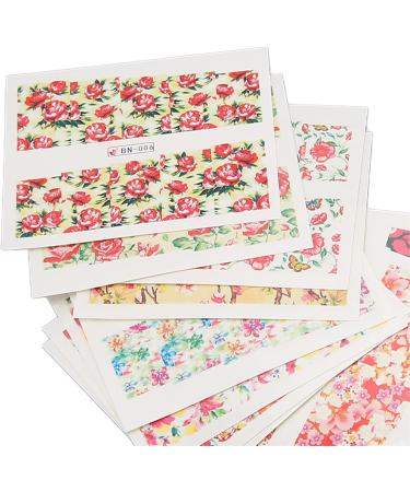 Nail Decals Nail Sticker Safe Eco Friendly Vivid Beautiful for Women Girls for Nail Salon for Birthday Party for Dating Gathering - Buy Online on GoSupps.com