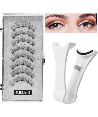 Magnetic Eyelashes Natural Look | Natural Lashes Kit 2 Pair False Eyelashes Kit Natural No Glue False Lashes Long-lasting Eye Lash for Women Girls - Buy Online on GoSupps.com