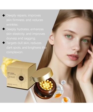  SKZKK Moisturizing cream with retinol capsules deeply hydrates firms with collagen improves skin elasticity reduces dryness and sagging skin reduces fine lines (1PCS) - Buy Online on GoSupps.com