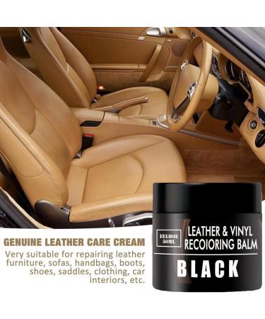 Mori Kamei Leather maintenance oil leather repair cream used to repair sofas purses car seats used to repair leather wear fading scratches (black) - Buy Online on GoSupps.com